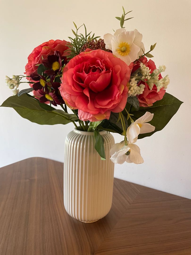 Artificial Plants with Vase, Furniture & Home Living, Home Decor