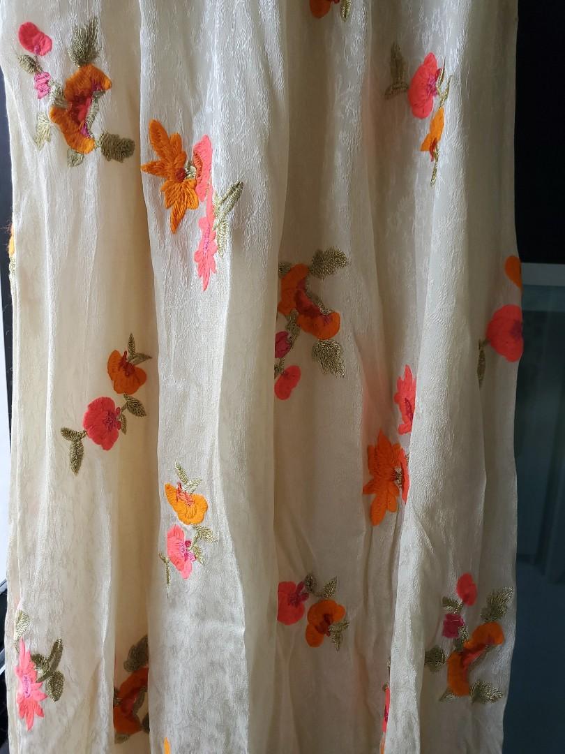 Asos mini skater dress with butterfly embroidery top