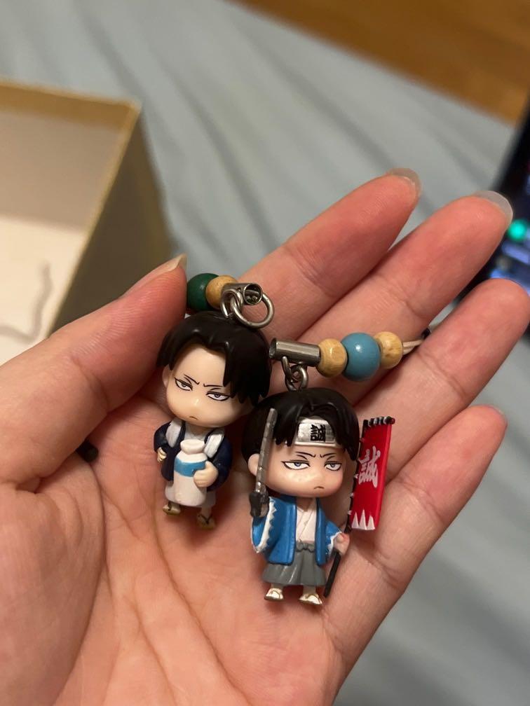 Attack on Titan Shingeki no Kyojin Levi Ackerman Japan anime chibi keychain earphone plug