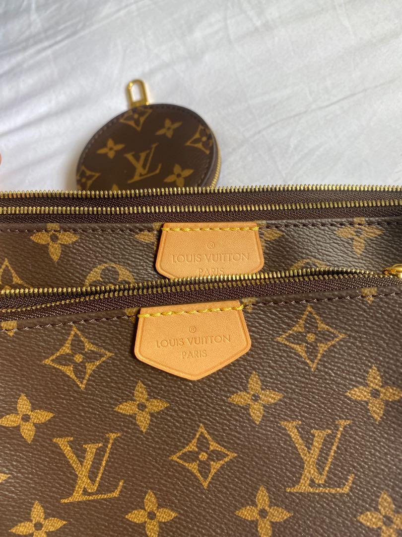 ❌Sold Out Manokowari papua❌ Louis Vuitton Multi Pochette Accessories Rose  Clair Good condition Complete set Idr 15.000.000