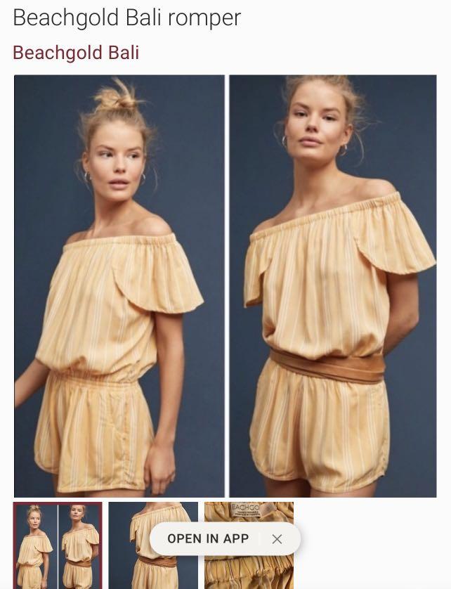 Beachgold Bali Romper Size L NEW with tags Women s Fashion