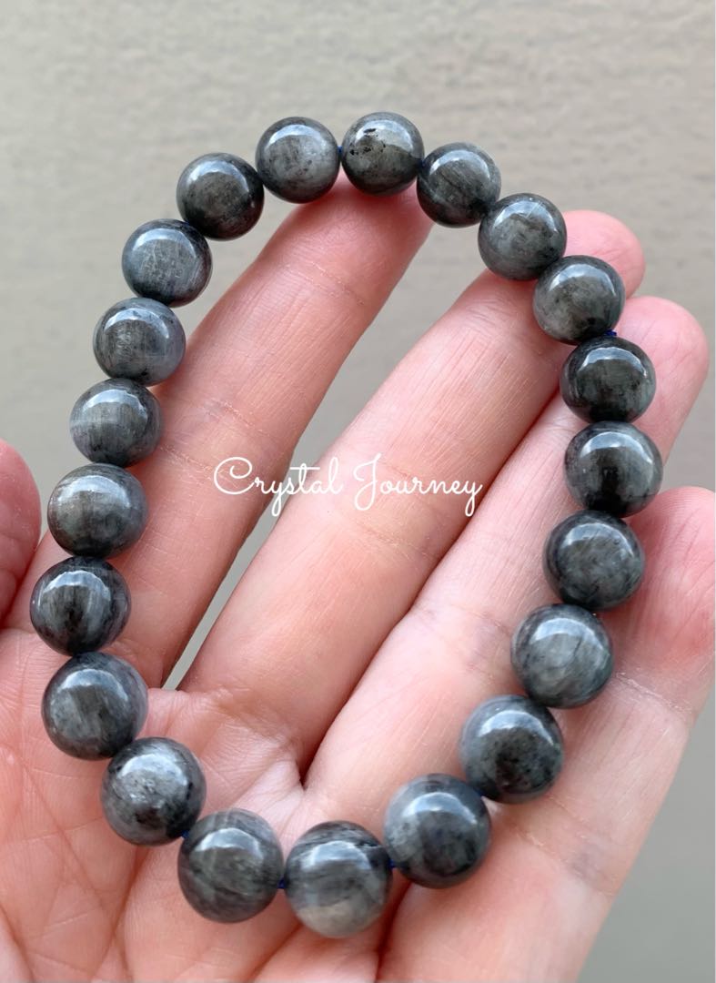 Black Skeletal Kyanite bracelet Women s Fashion Jewelry