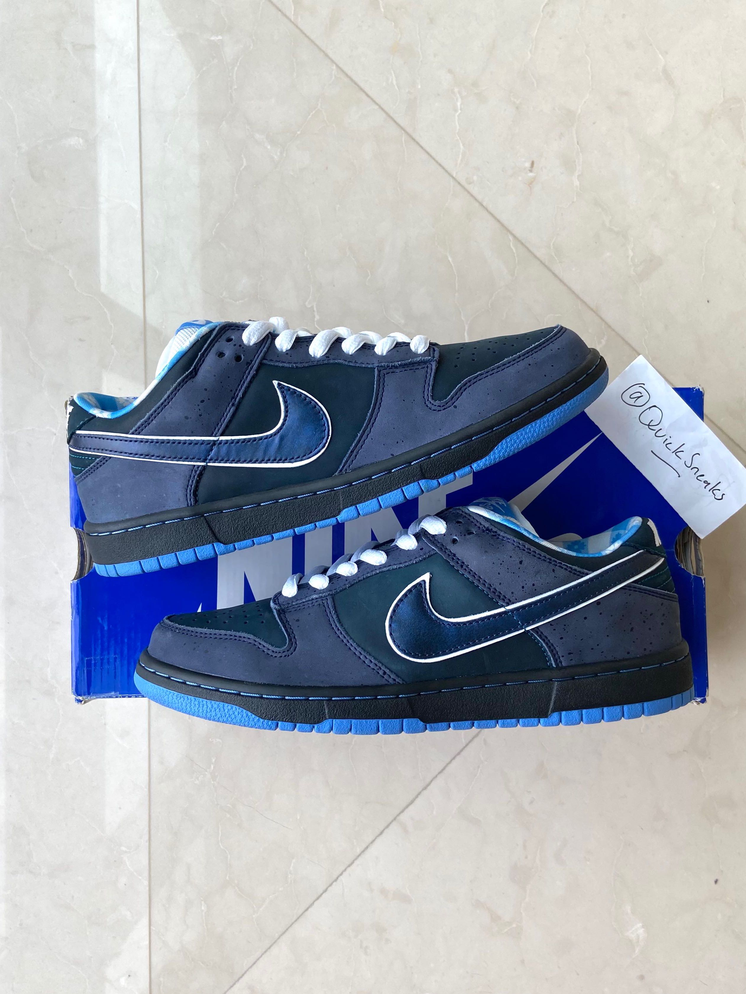 Blue lobster sneakers clearance