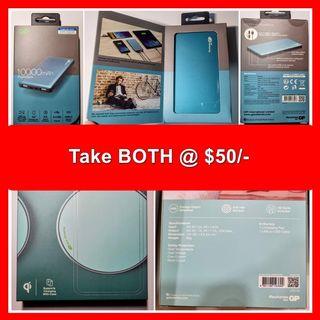 [Brand New] [COMBO] GP PowerBank 10,000mAh + GP Wireless Charging Pad 10W