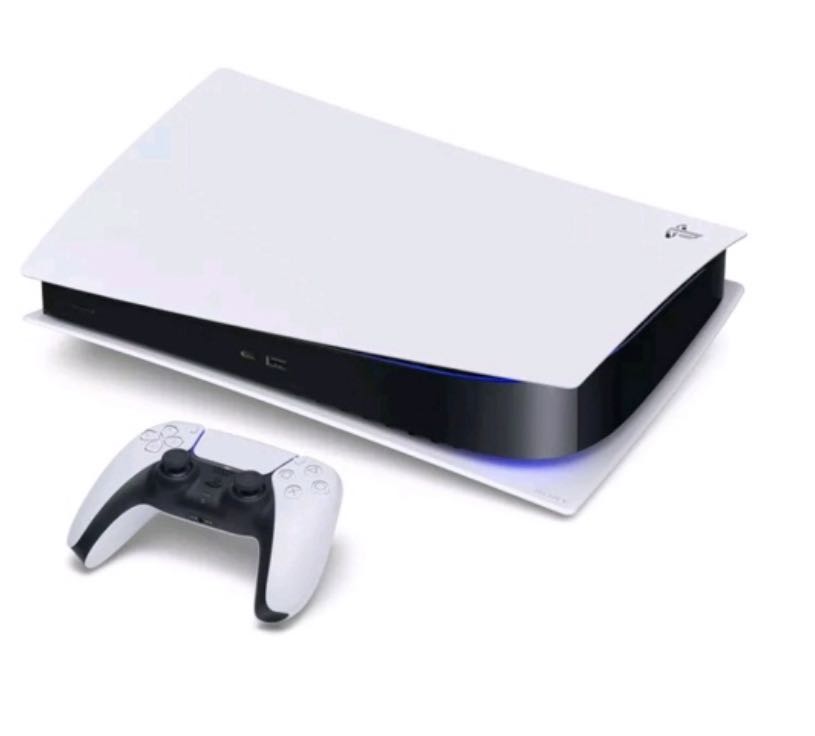 **BRAND NEW** PS5 Disc tray, with 2x DualSense Controller, Video Gaming