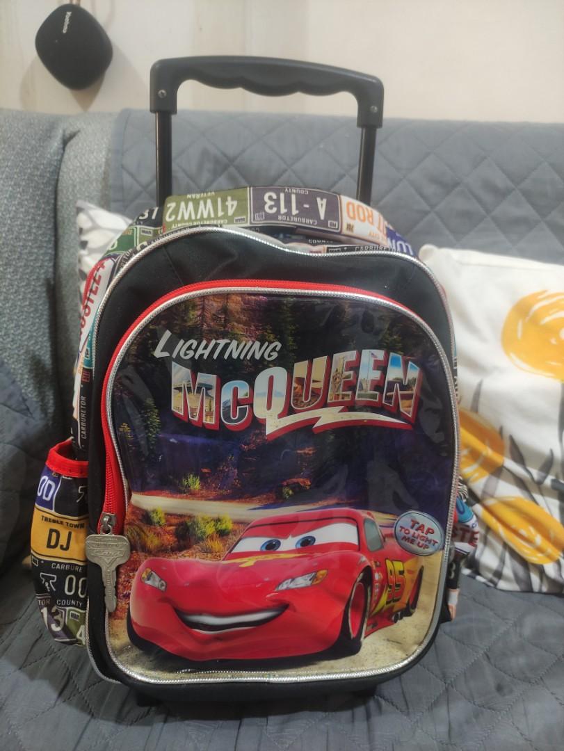 Cars Lightning Mcqueen Trolley Bag, Babies & Kids, Babies & Kids