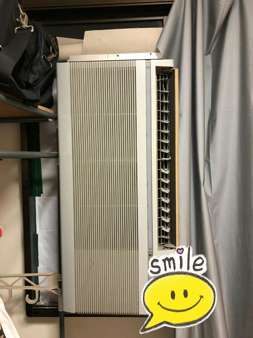 Casement window aircon Mitsubishi tiara with draining, TV & Home Appliances, Air Conditioners