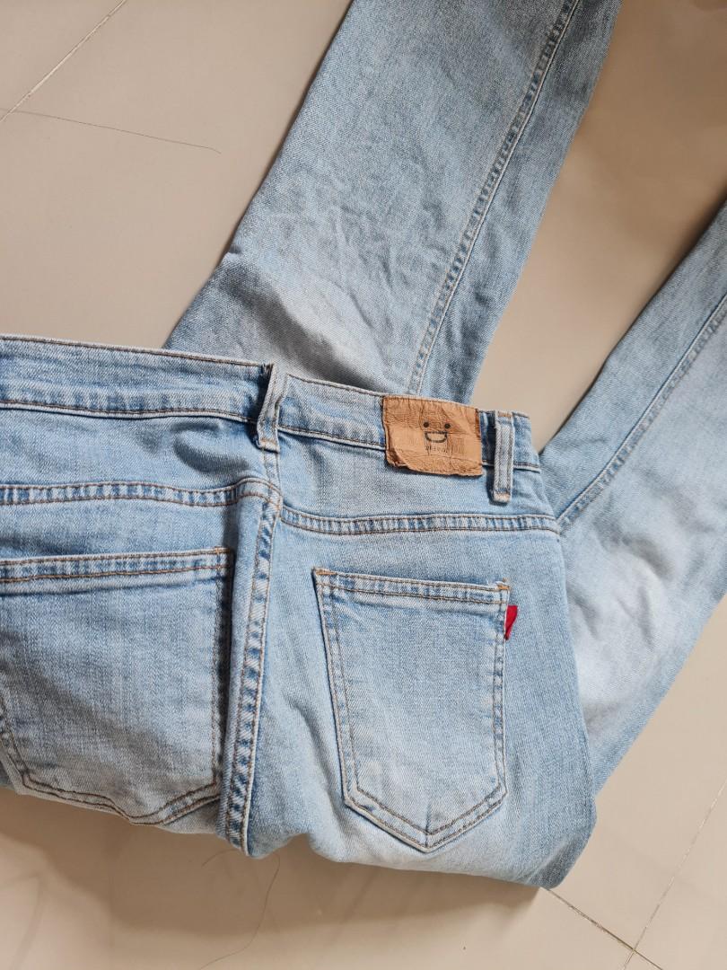 Celana jeans wanita dry blue