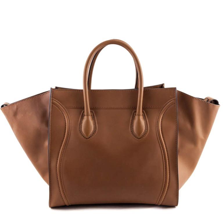 CELINE Cognac Calfskin Medium Luggage Phantom Tote Women s Fashion Bags Wallets Tote Bags on Carousell