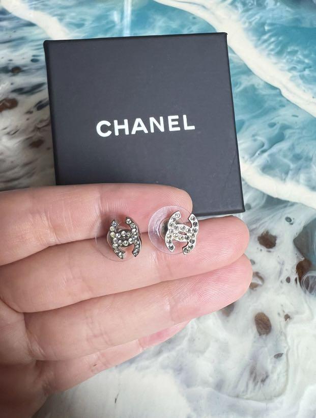 Chanel Earrings cc logo 鑽石閃石accessories 飾物名牌新娘結婚