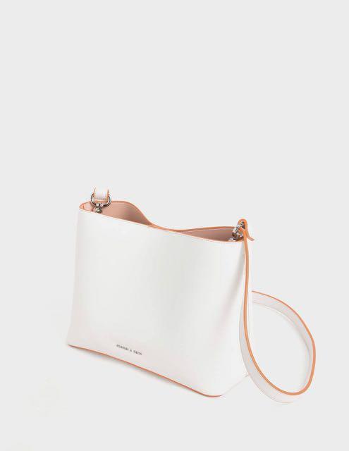 Charles and keith acrylic handle bucket bag outlet