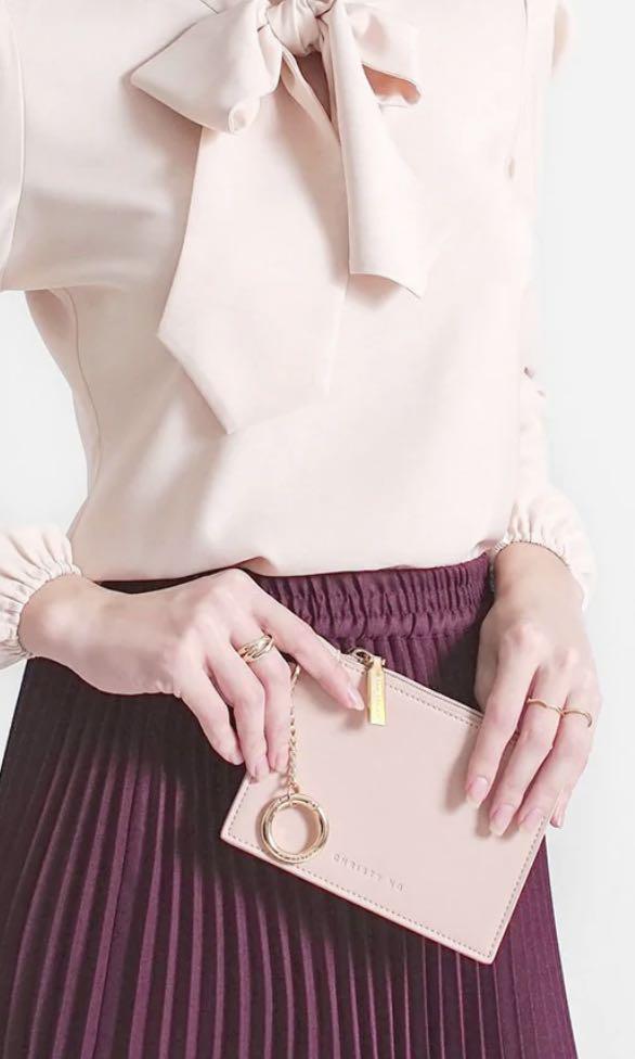 Christy Ng s Jenn Mini Pouch in Blush