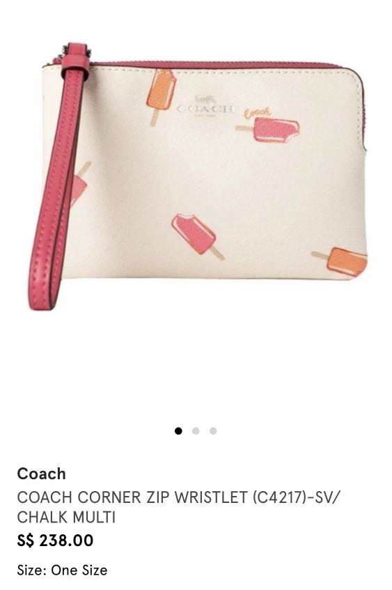 coach popsicle wristlet