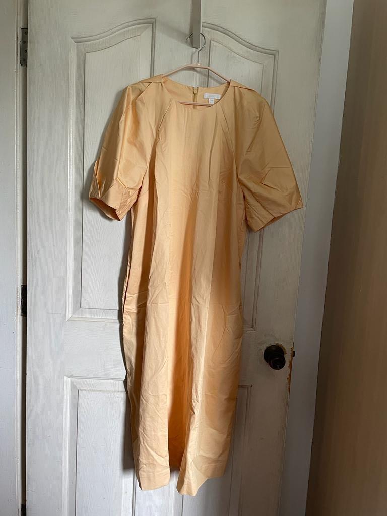 COS beige maxi dress - EUR 42, Women's Fashion, Dresses & Sets, Dresses on  Carousell