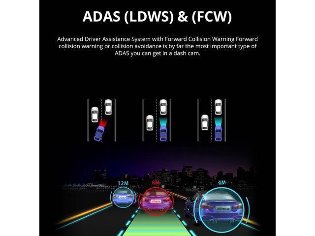 Azdome DAB211 1440p DashCam ADAS Feature Explained 