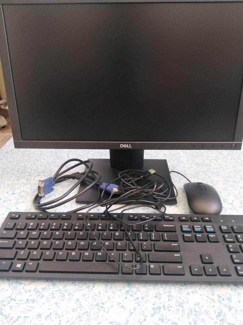 Dell monitor /keyboard /mouse, Computers & Tech, Parts & Accessories, Monitor Screens on Carousell