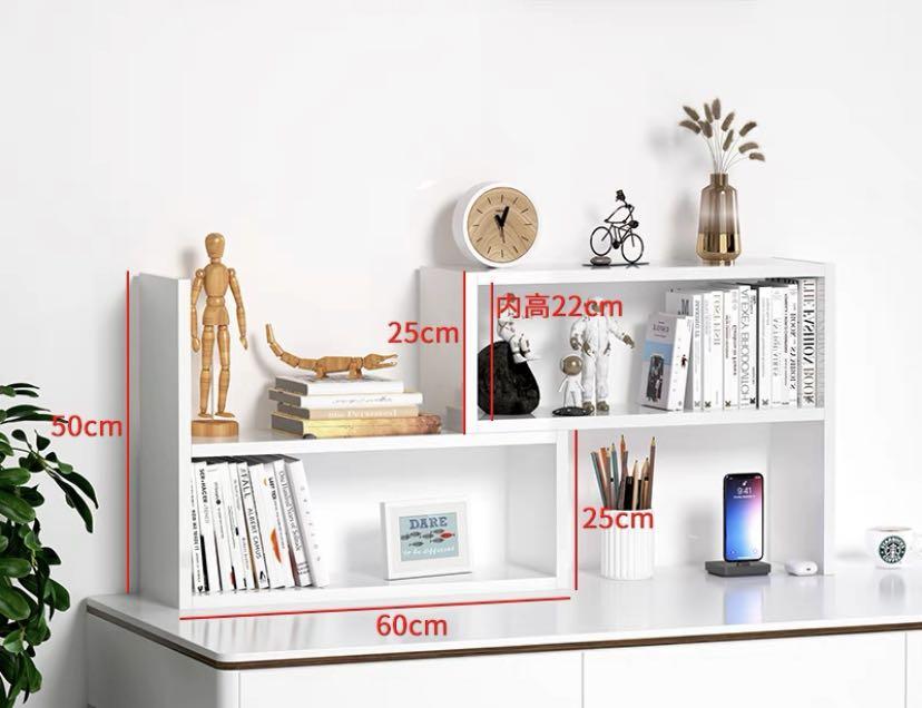Desk bookshelf tabletop desk desk shelving multilayer storage bookcase