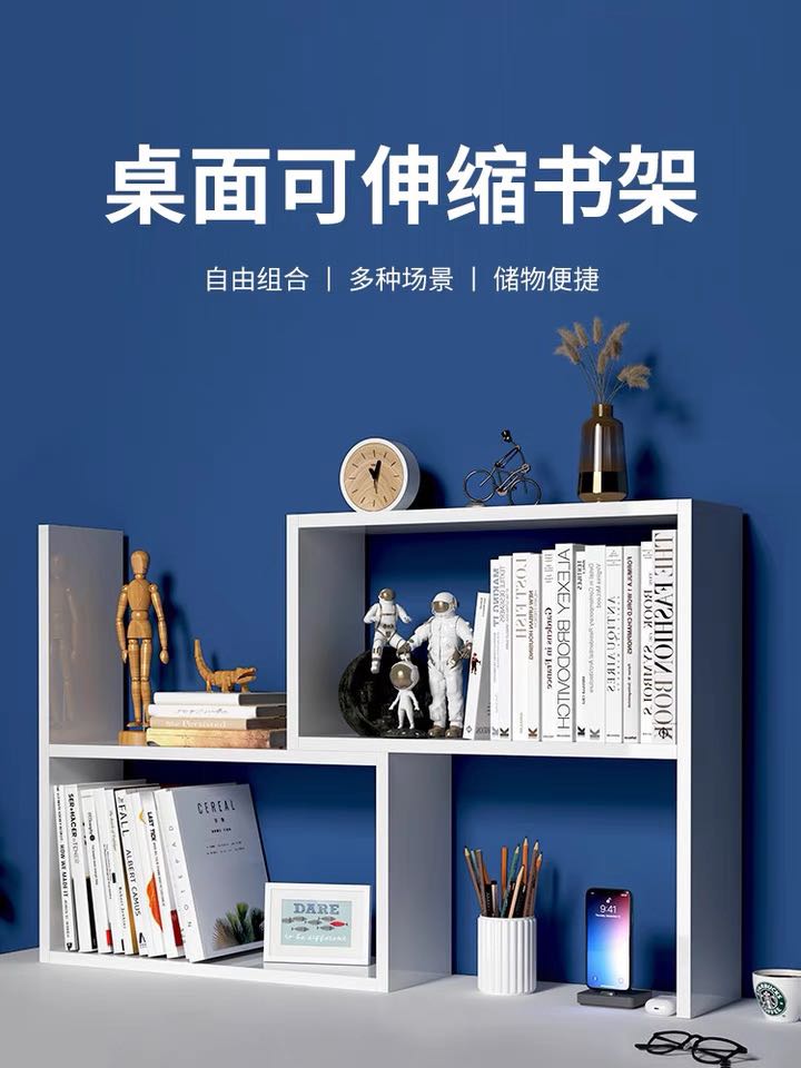 Desk bookshelf tabletop desk desk shelving multilayer storage bookcase