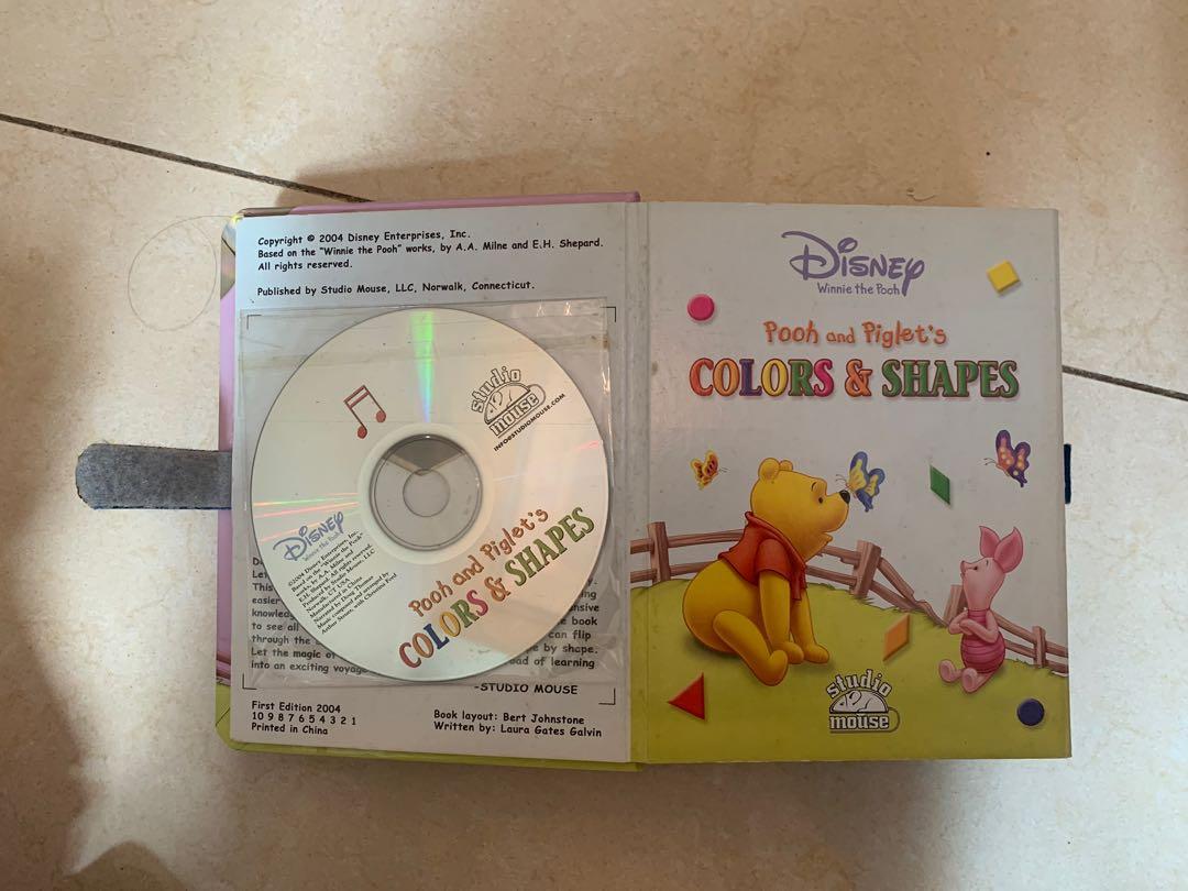 Disney Winnie the Pooh Color & Shapes book, 興趣及遊戲, 書本 & 文具, 小說 & 故事書 ...