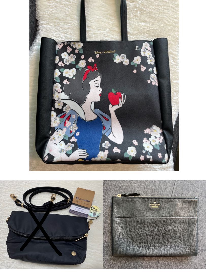 Cath kidston snow new arrivals white tote bag