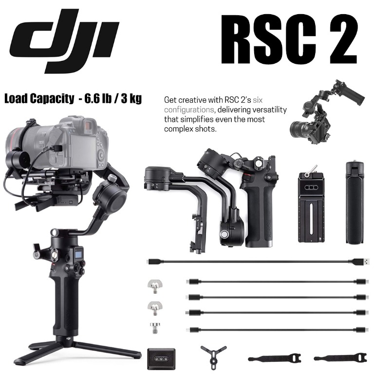 DJI RSC 2, Photography, Photography Accessories, Gimbals & Stabilisers ...