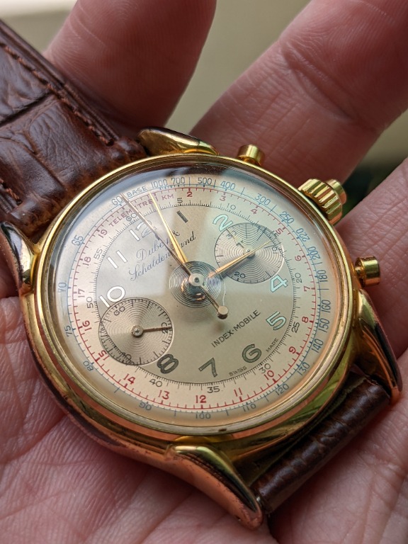 Dubey and Schaldenbrand Index Mobile Chronograph 1 minute