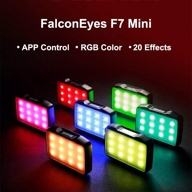 FalconEyes F7 Mini Pocket Lite RGB App Control LED Light
