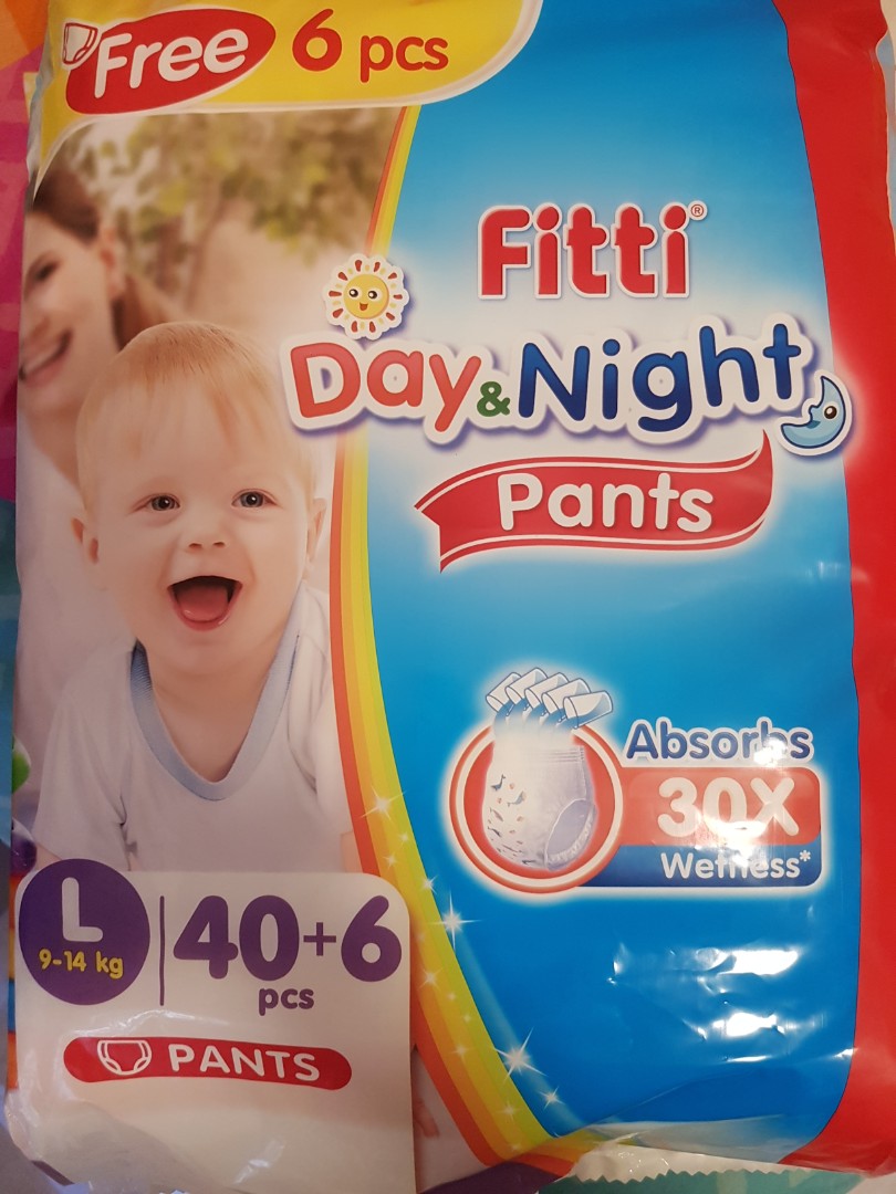 Fitti Diaper Pants L, Babies & Kids, Bathing & Changing, Diapers & Baby