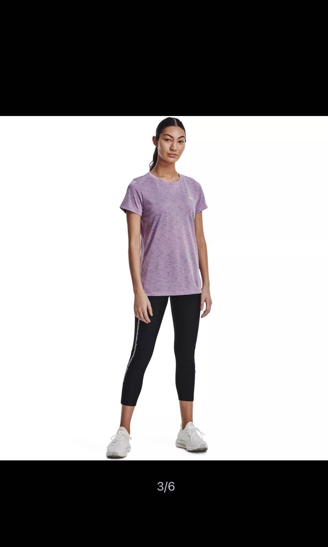 Flash 🔥 SALE - Under Armour Lilac Tech Dash Tee 💯% Authentic BNIB!!!,  Women's Fashion, Activewear on Carousell