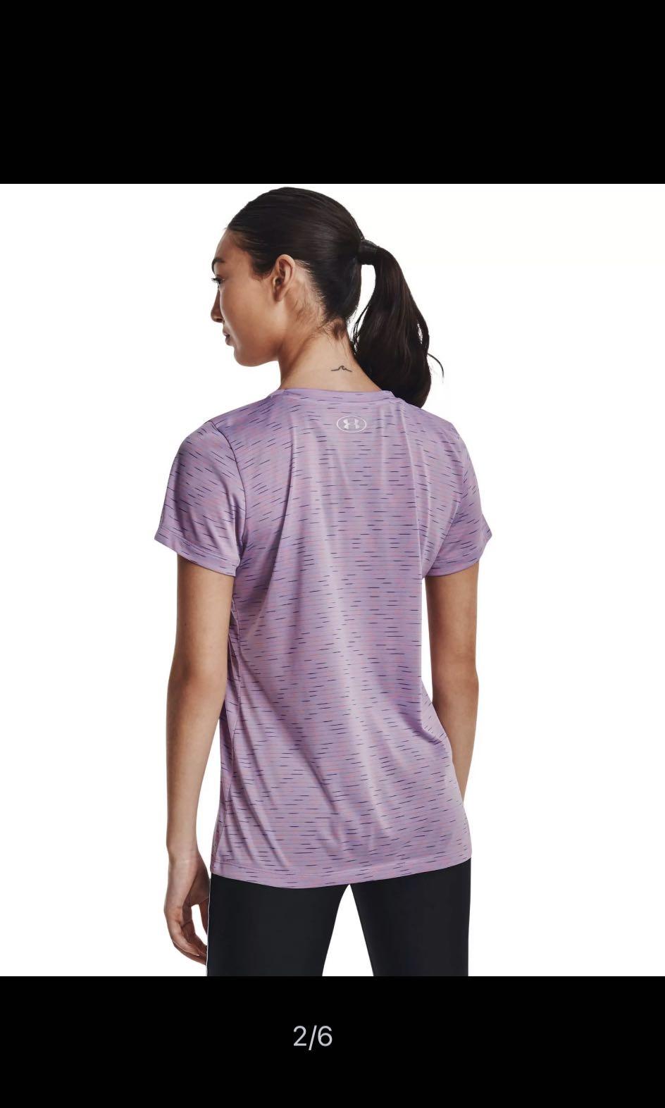 Flash 🔥 SALE - Under Armour Lilac Tech Dash Tee 💯% Authentic BNIB!!!,  Women's Fashion, Activewear on Carousell
