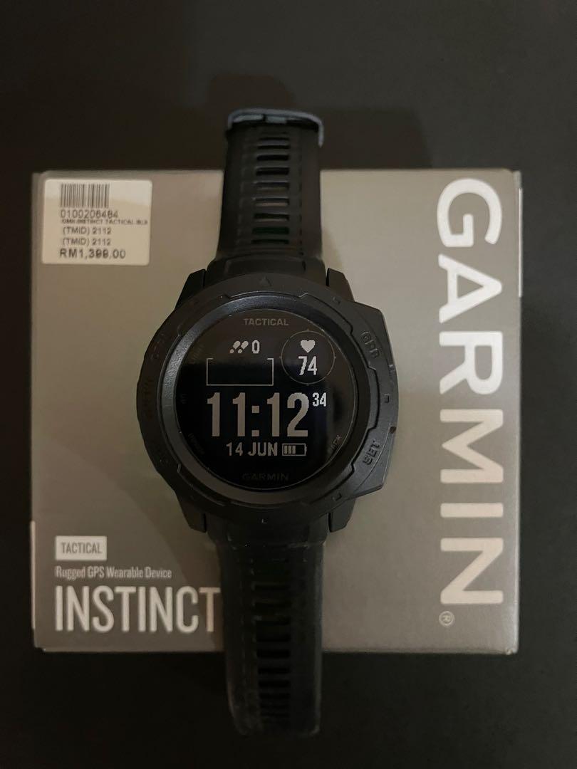 Garmin Instinct 2X Solar Tactical Black, Men's Fashion, Watches &  Accessories, Watches on Carousell