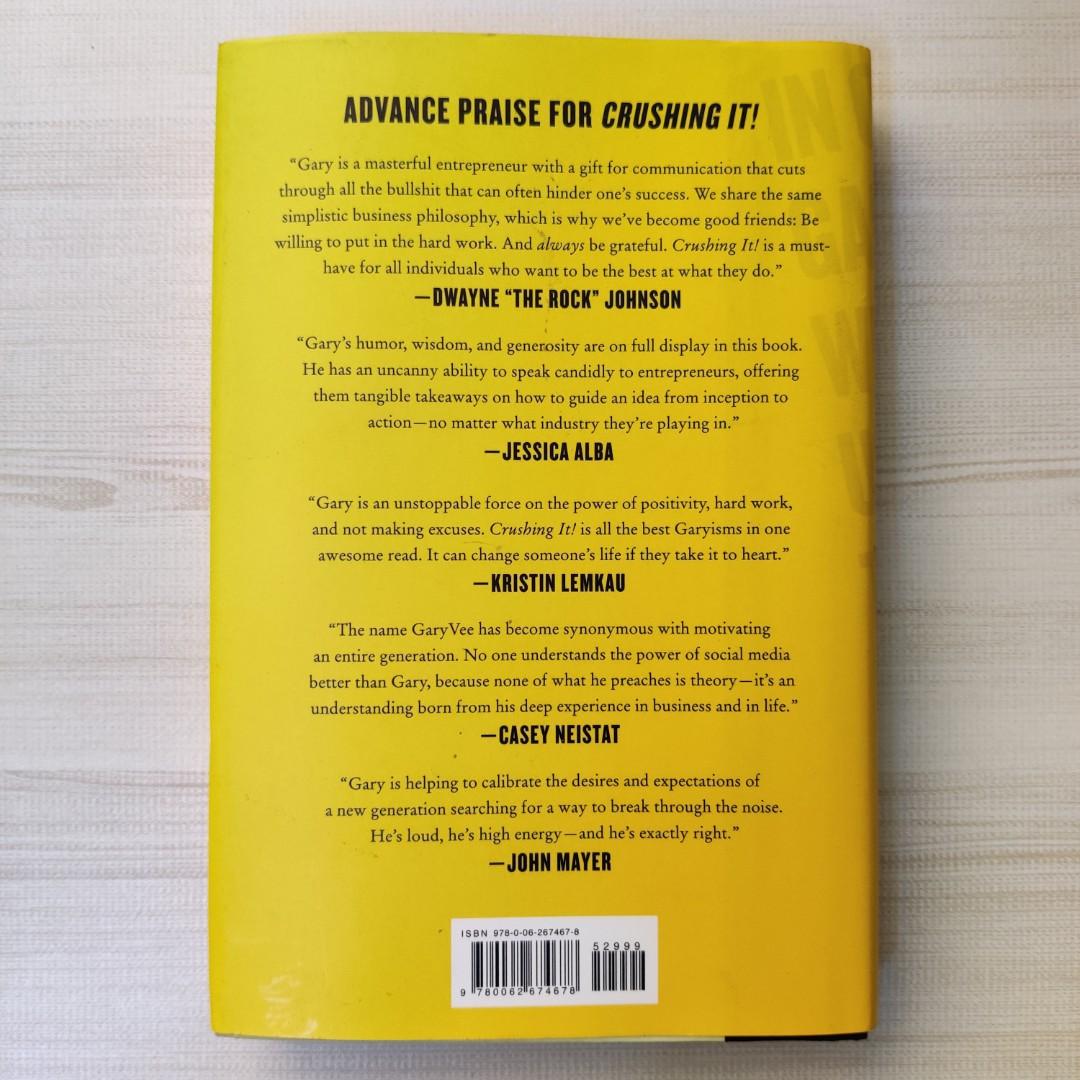 Gary Vee Crushing it!, Hobbies & Toys, Books & Magazines, Assessment