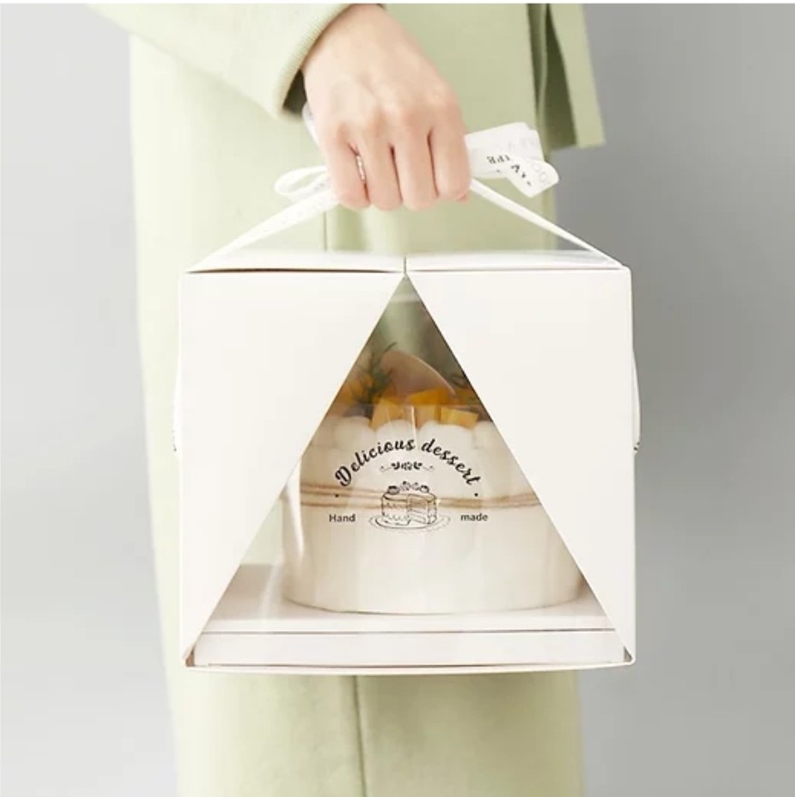 Amazon.co.jp: TOKO PAOTOKO Co., Ltd. RC865543 Carry Deco Box, Rich Pastel,  No. 4.5, 100 Pieces, Ice Pack Space, Cake Box, Decorative Cake, Take Out,  Antreme Case, Whole Cake Box, Birthday Cake, Birthday