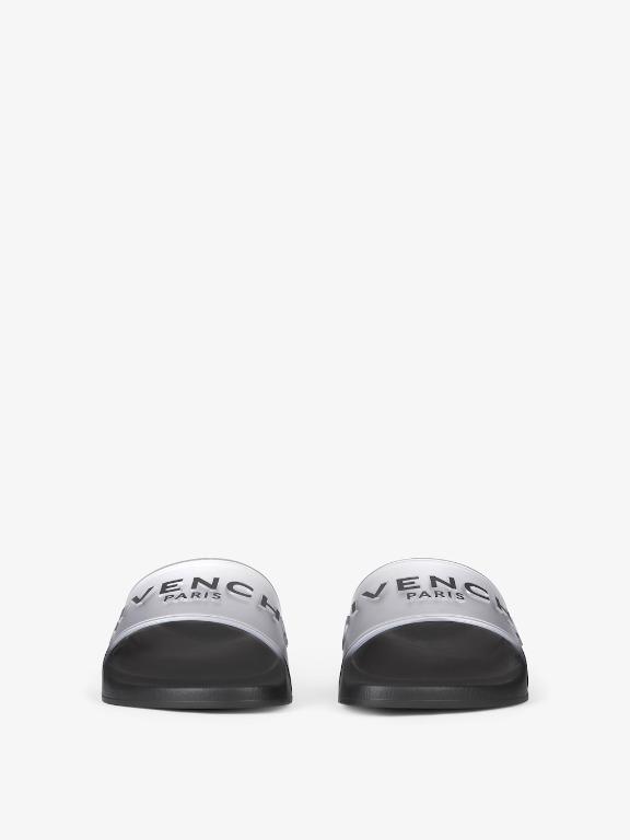 Givenchy black discount and white slides