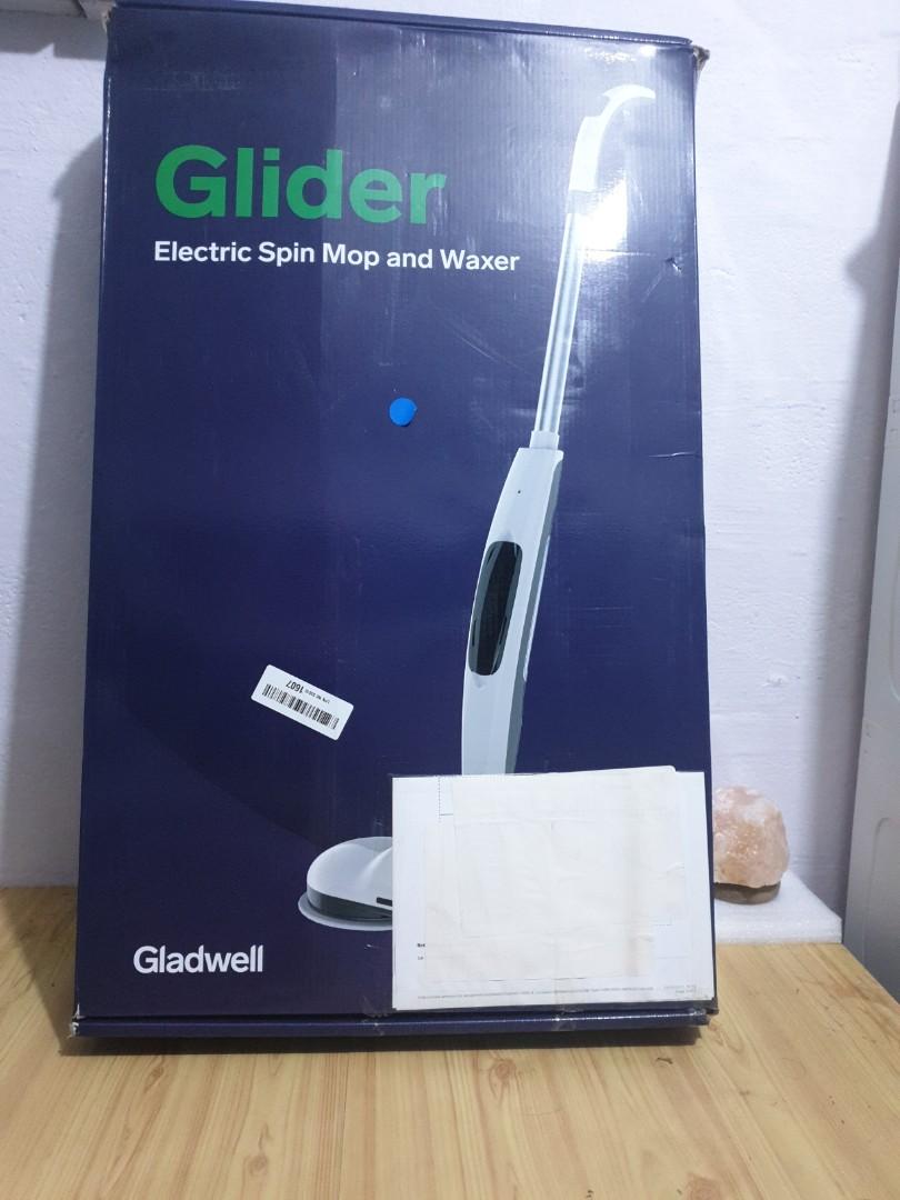 Gladwell Cordless Electric Mop, 3 in 1 Spinner, Scrubber, Waxer Quiet