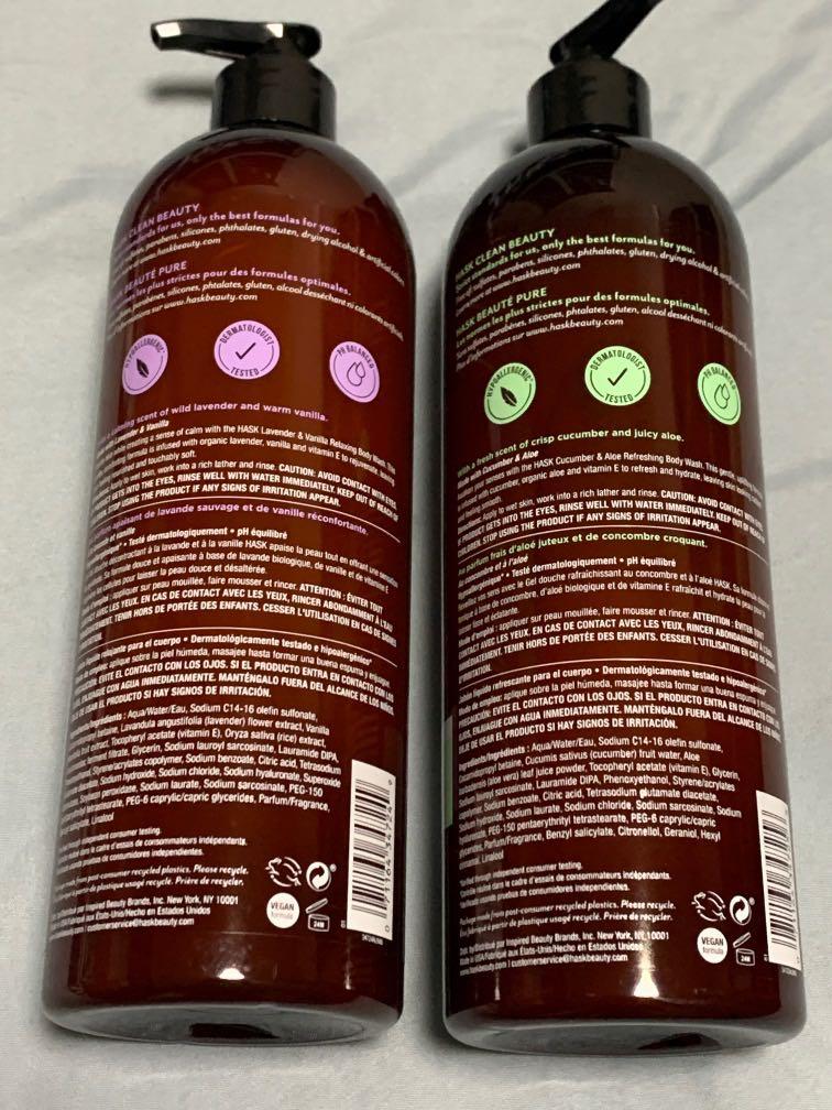 Hask Organic Shower Gel 725ml (Dec 25 expiry), Beauty & Personal Care