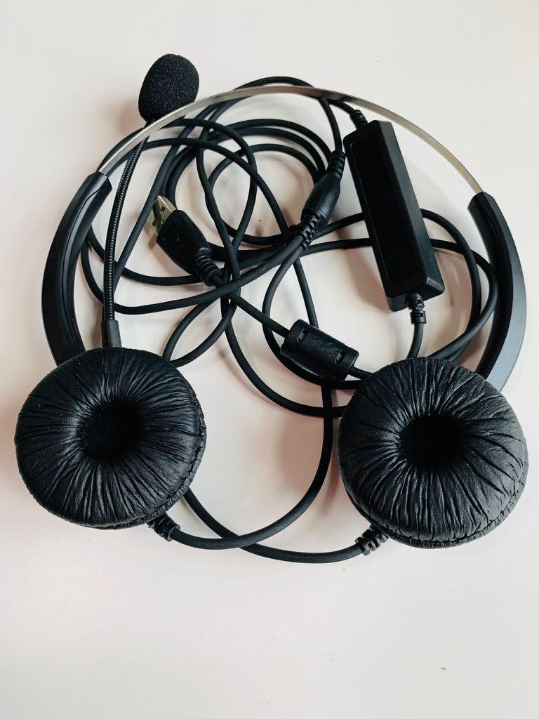 Head-mounted Call Center Headset, Audio 