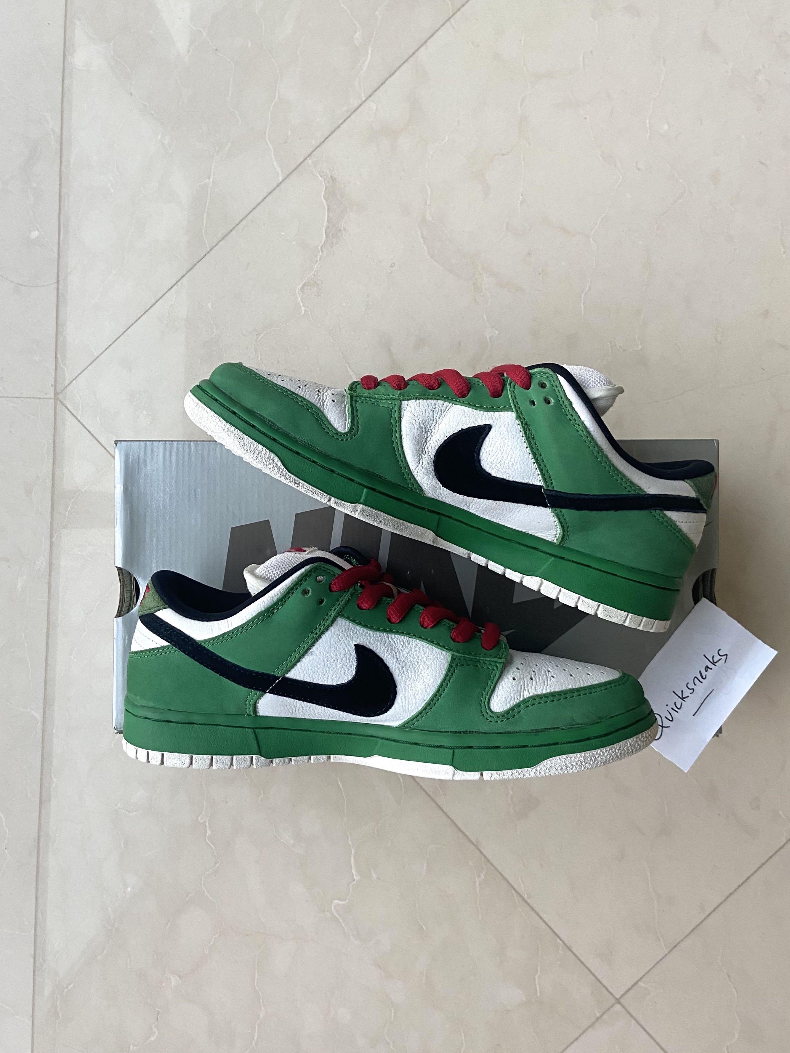 dunk low heineken