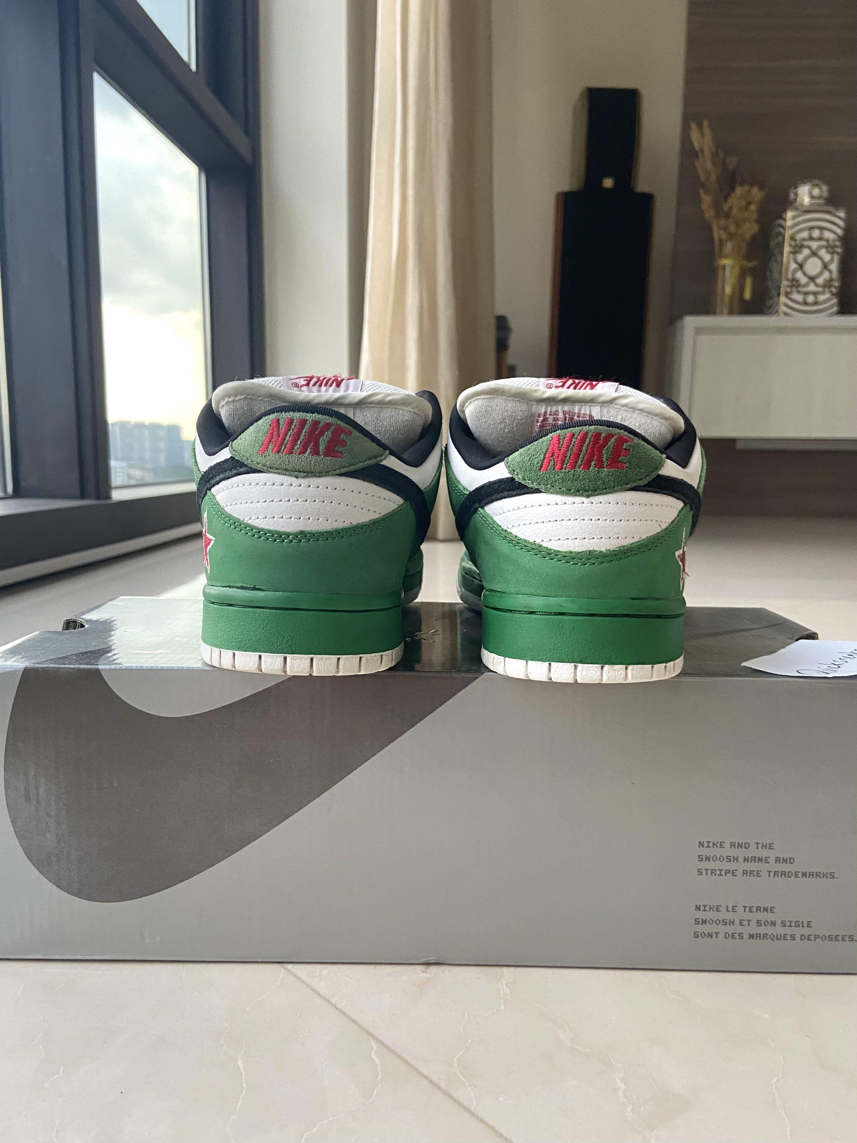 dunk low heineken