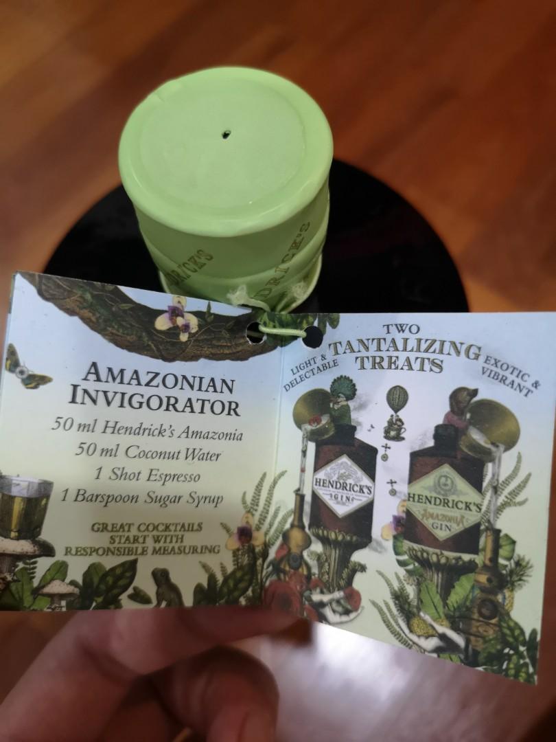 Hendricks Amazonia Gin Food And Drinks Alcoholic Beverages On Carousell