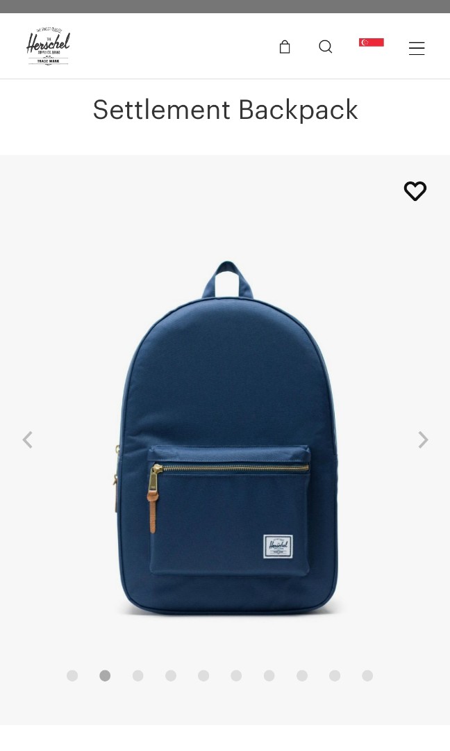 Herschel Settlement Backpack, Men's Fashion, Bags, Backpacks on Carousell