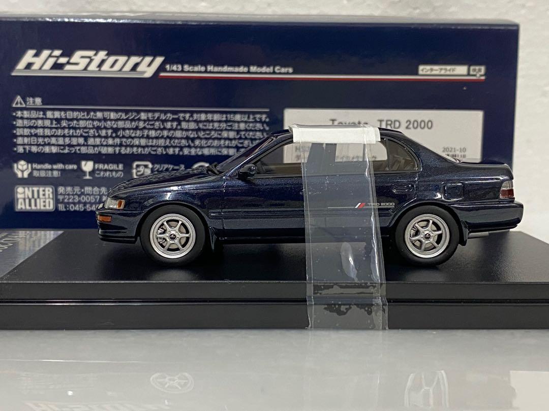 ハイストーリー 1/43スケール トヨタ カローラ TRD2000 白 1⁄43 ハイ