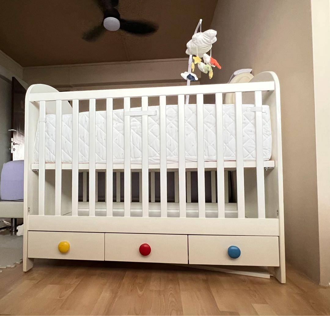 Gonatt hotsell crib white