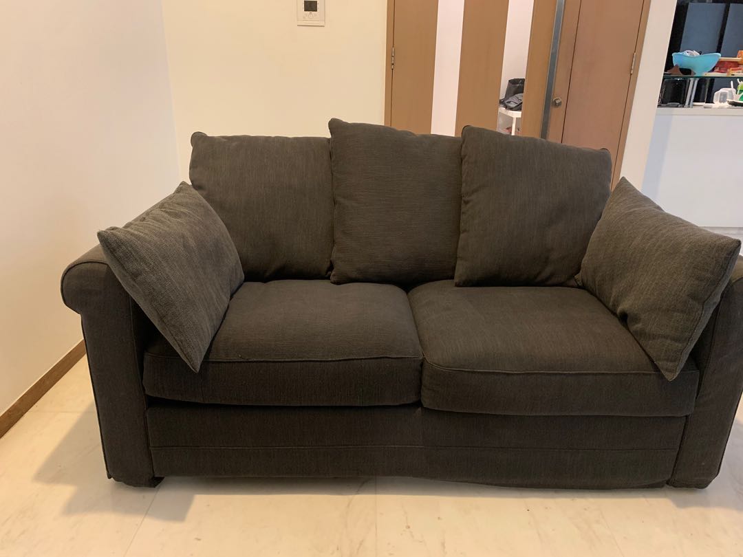 IKEA Gronlid 2 seater sofa, Sporda dark grey, Furniture & Home Living