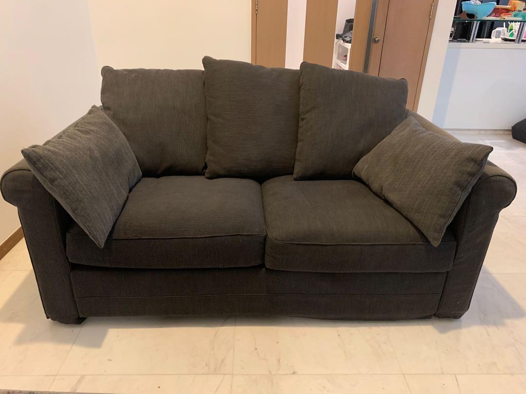 IKEA Gronlid 2 seater sofa, Sporda dark grey, Furniture & Home Living