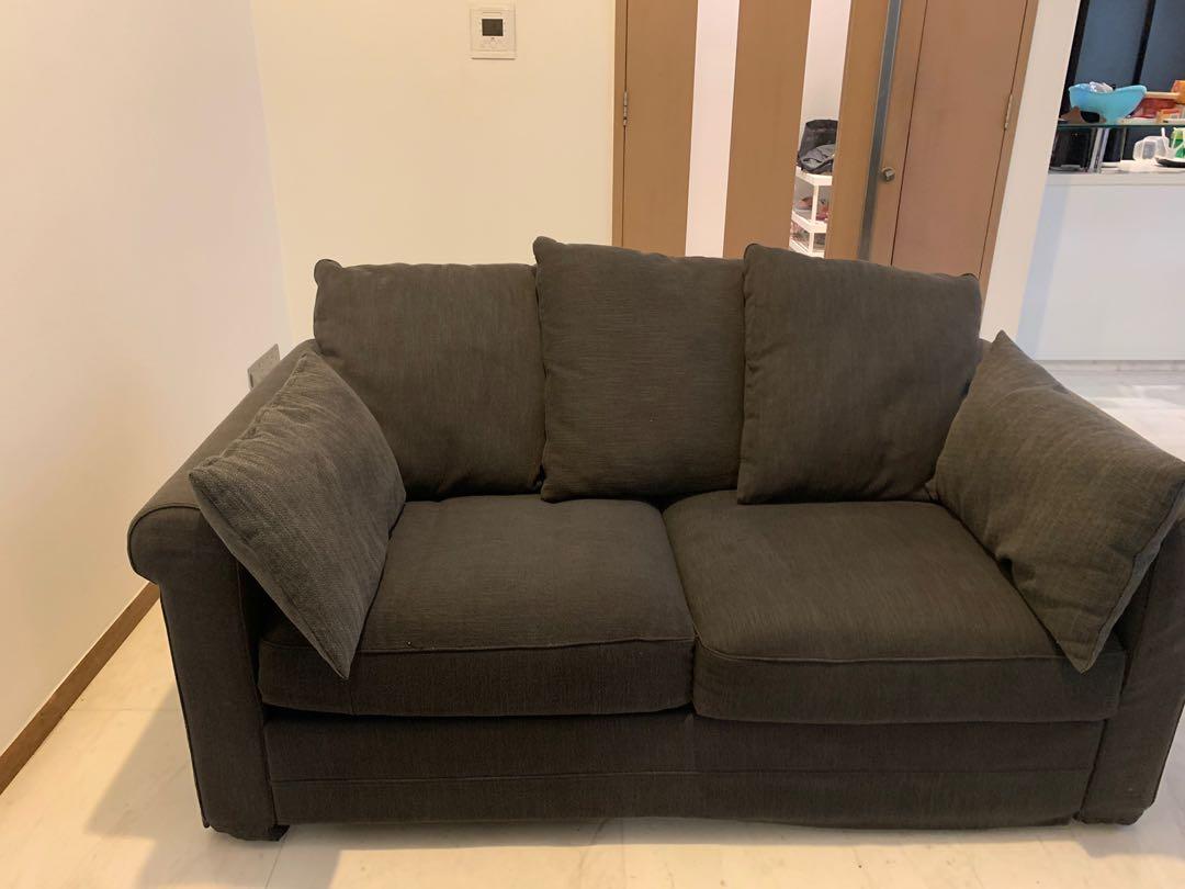 IKEA Gronlid 2 seater sofa, Sporda dark grey, Furniture & Home Living