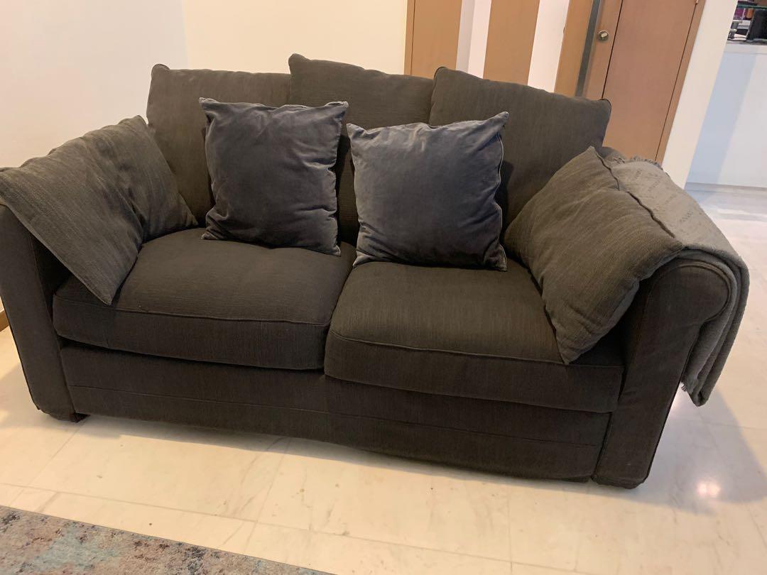 IKEA Gronlid 2 seater sofa, Sporda dark grey, Furniture & Home Living