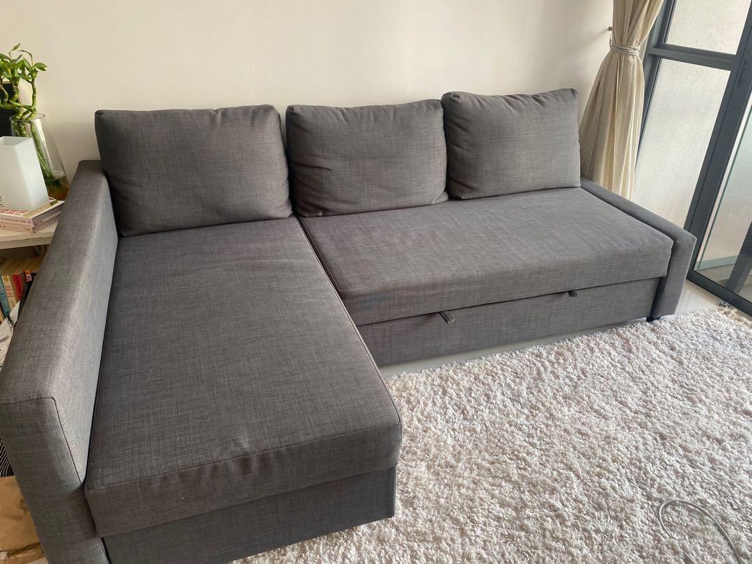 IKEA LShaped Sofa Bed, Furniture & Home Living, Furniture, Sofas on