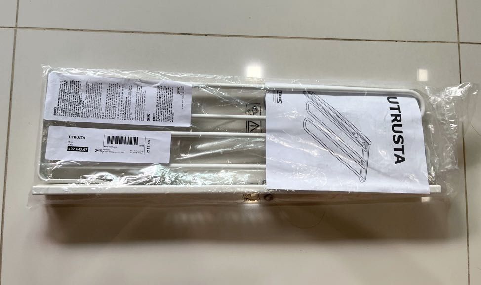 Ikea UTRUSTA Towel Rail (16cm), Furniture & Home Living, Furniture