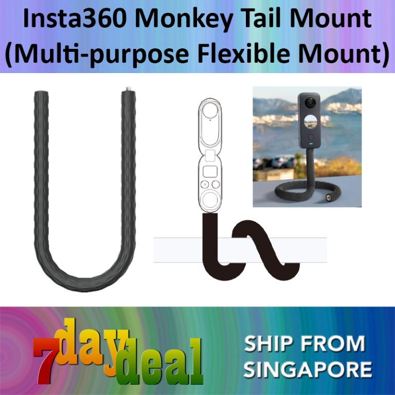  Insta360 Monkey Tail Mount for X3, GO 3, ONE RS,ONE X2,ONE  R,ONE X : Electronics